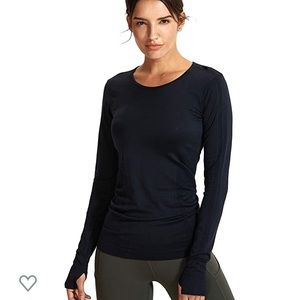Black workout shirt lululemon swiftly tech dupe